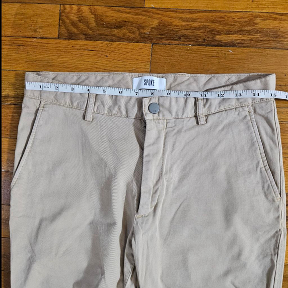 Spoke Men's Beige Chinos Khakis Waist 30x27 - Picture 4 of 8